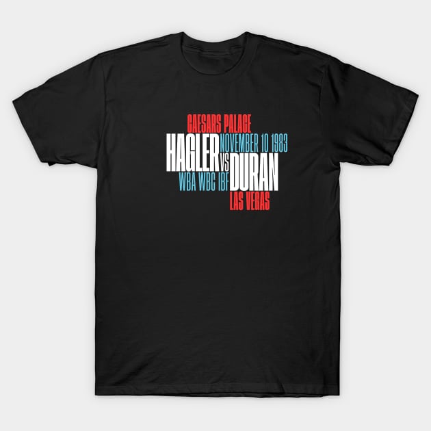 Hagler vs. Duran T-Shirt by attadesign